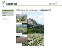 Tablet Screenshot of mediseeds.ch
